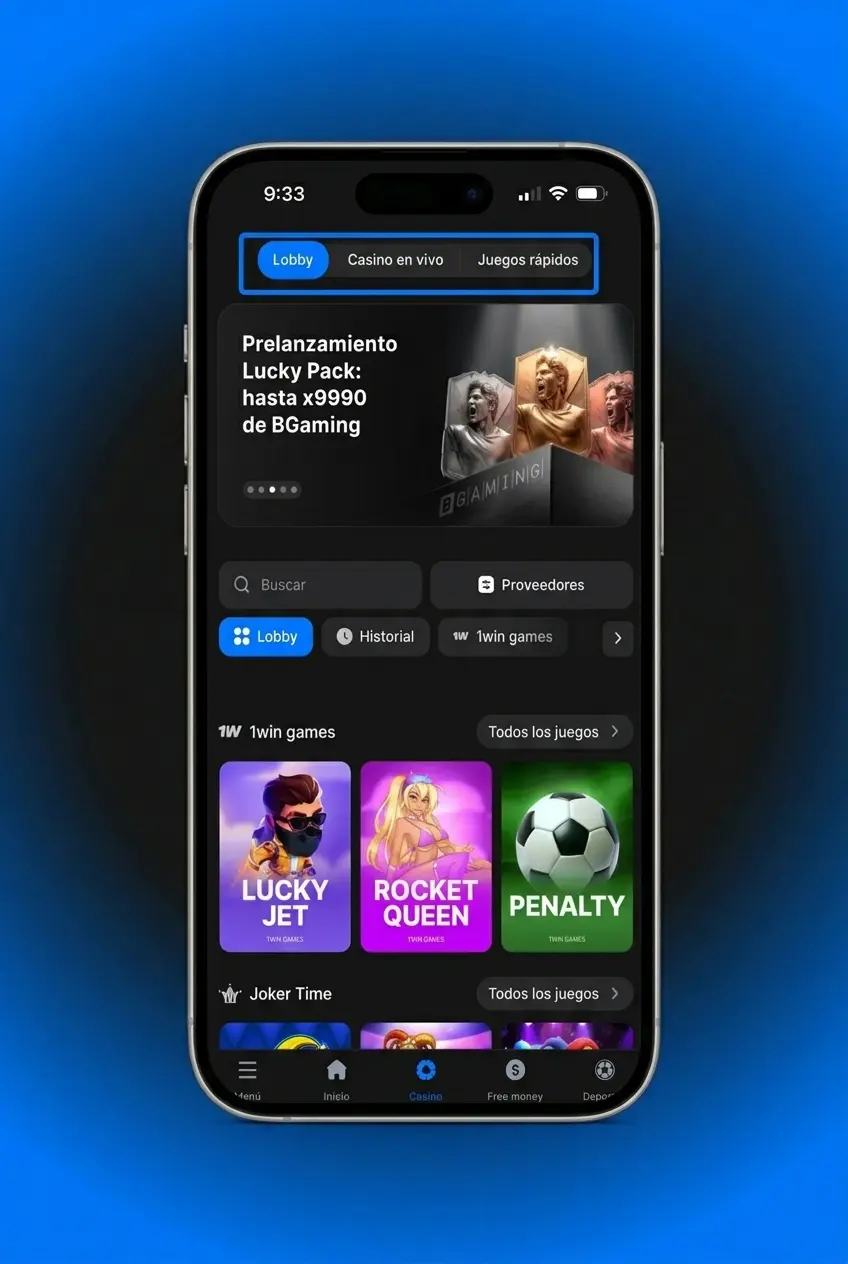 Pasos para jugar en el casino en vivo de 1win desde el registro hasta apostar en mesas con dealer real